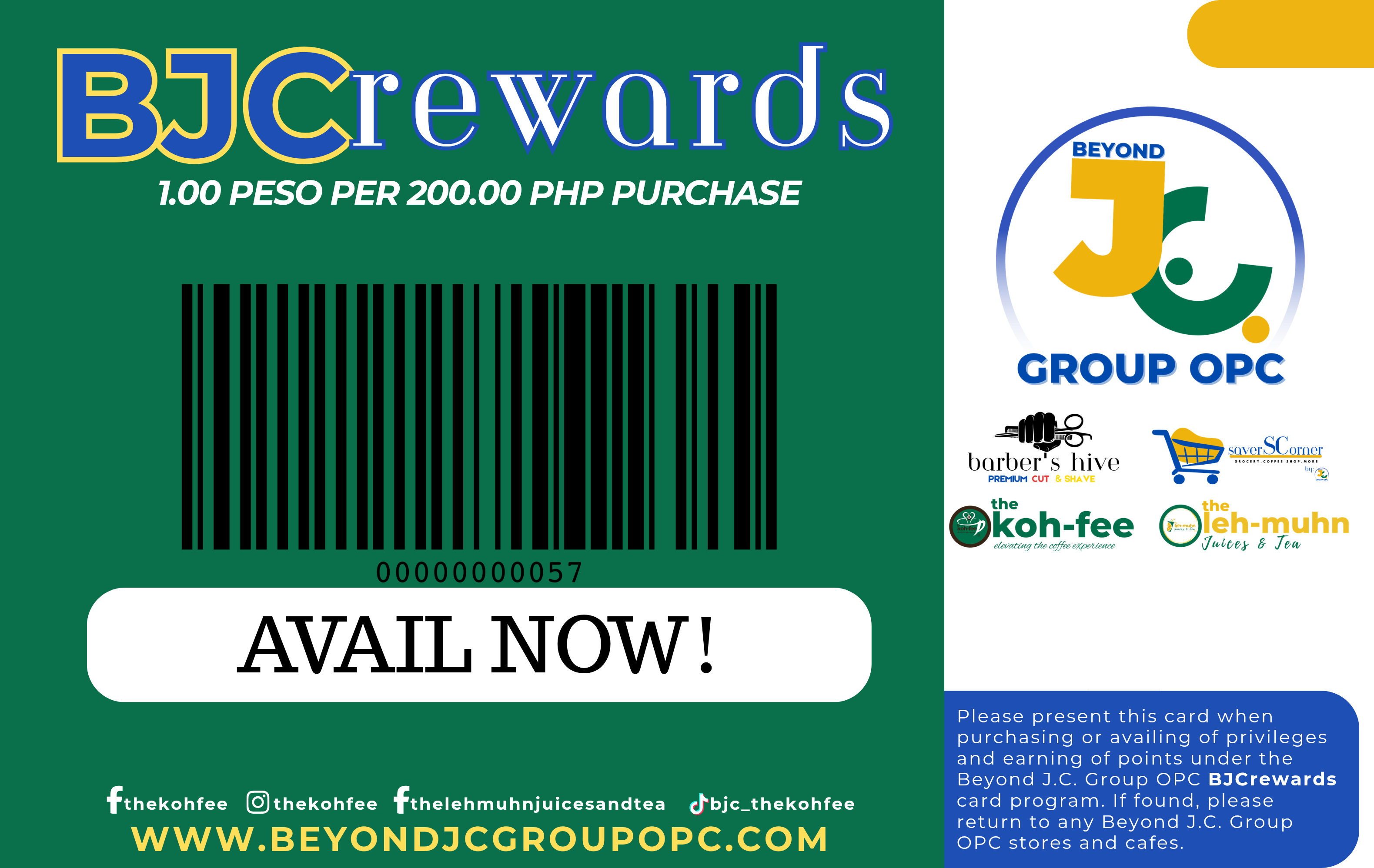 Points for Every Cup